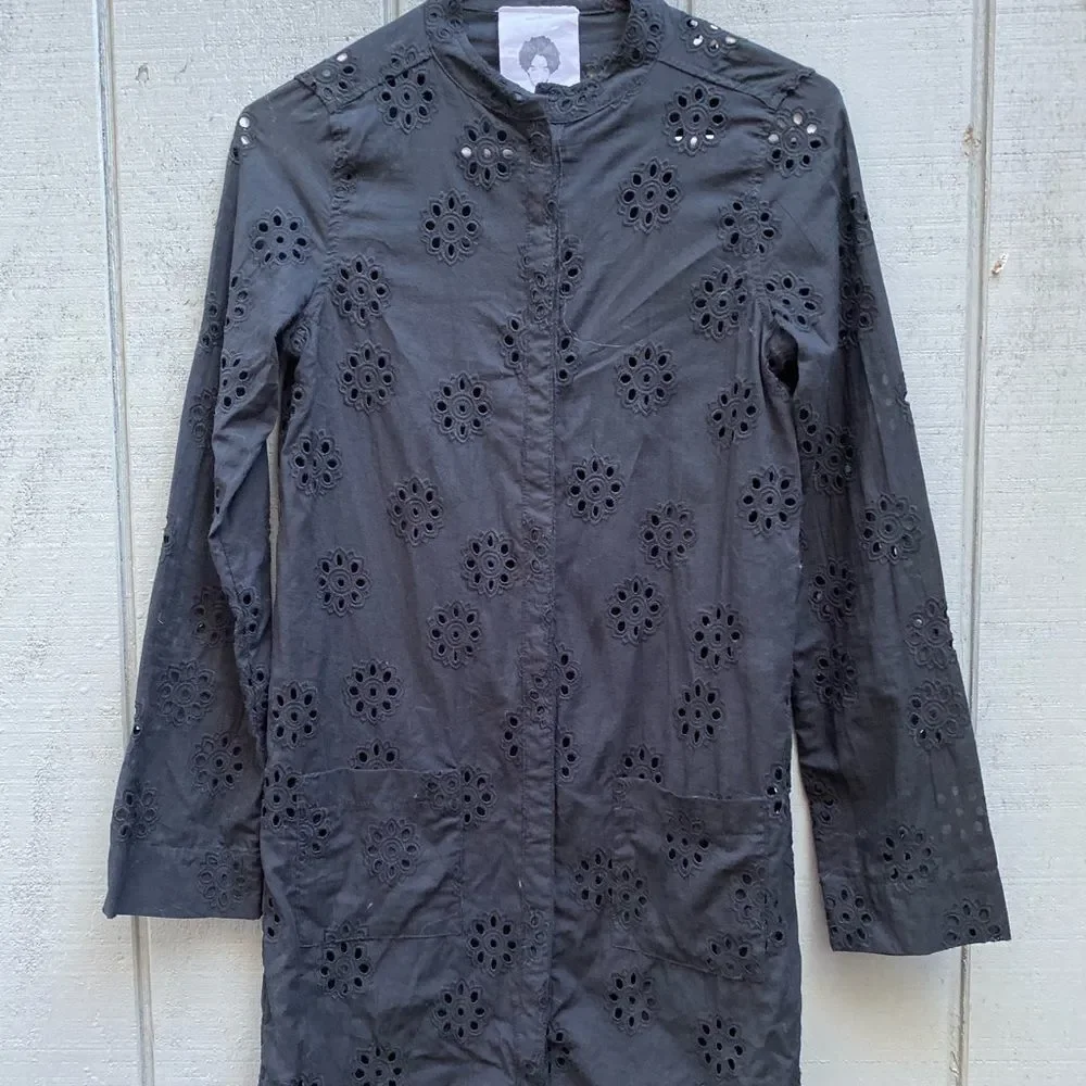 Patrick Robinson‎ Eyelet Tunic Dress Coverup